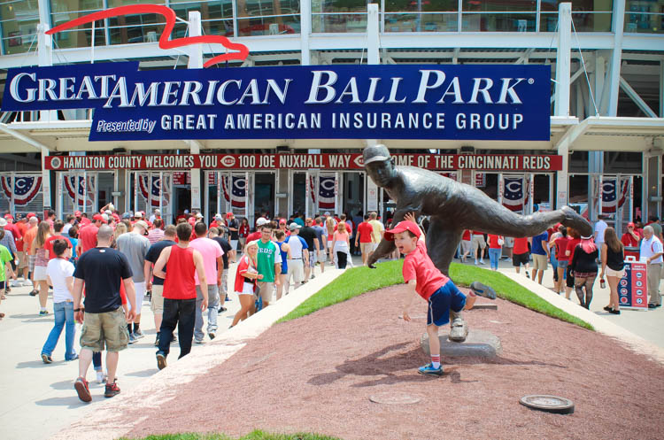 Great American ballpark, Fireworks after Joey Votto's home …