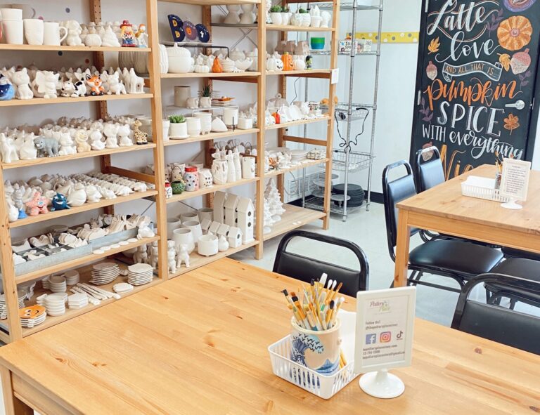 pottery studio paint diy