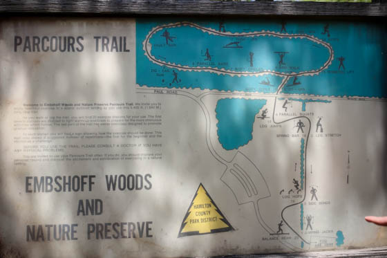 parcours trail sign - Southwest Ohio Parent Magazine