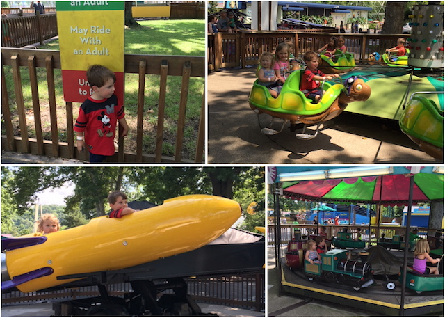 coney rides collage