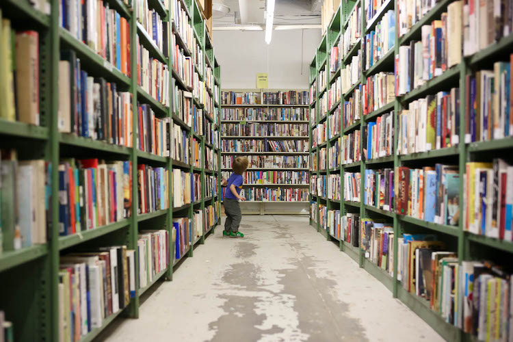 The Friends’ Used Book Store at the Warehouse