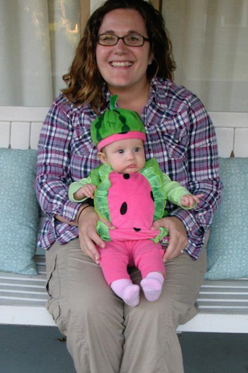 Watermelon baby hot sale costume