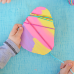 Painted-Yarn-Wrapped-Easter-Egg-Craft