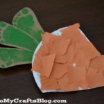 Paper Bunny Hiding in the Grass Craft - Crafty Morning