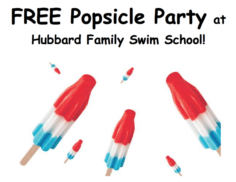 Free Patriotic Popsicles Party at Hubbard Swim School!
