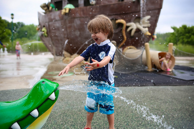 Parky’s Ark Wet Playground This centrally located park is the perfect place to meet up for a playdate!