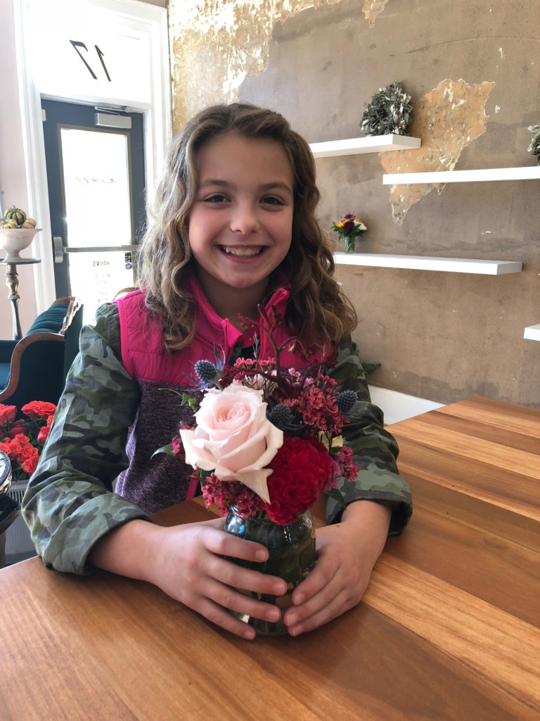 Two Little Buds Florist Farm to vase - literally!