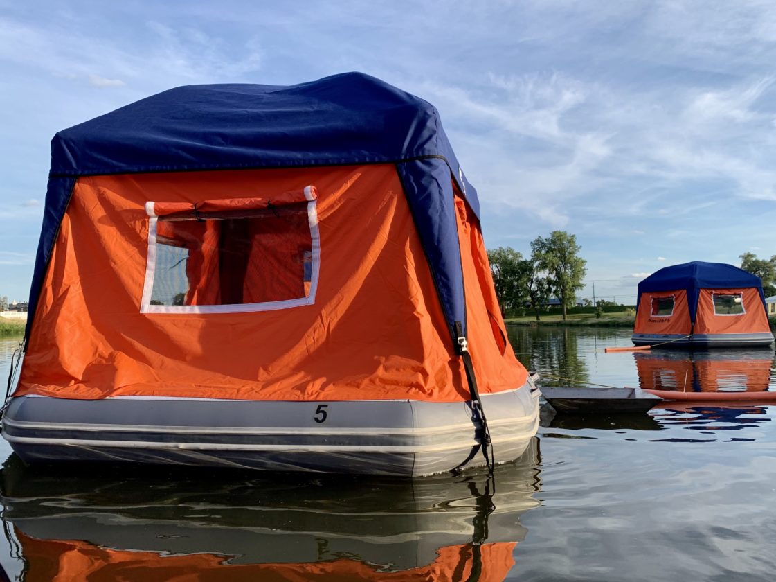 Float Troy OneofaKind Floating Tent Experience Southwest Ohio