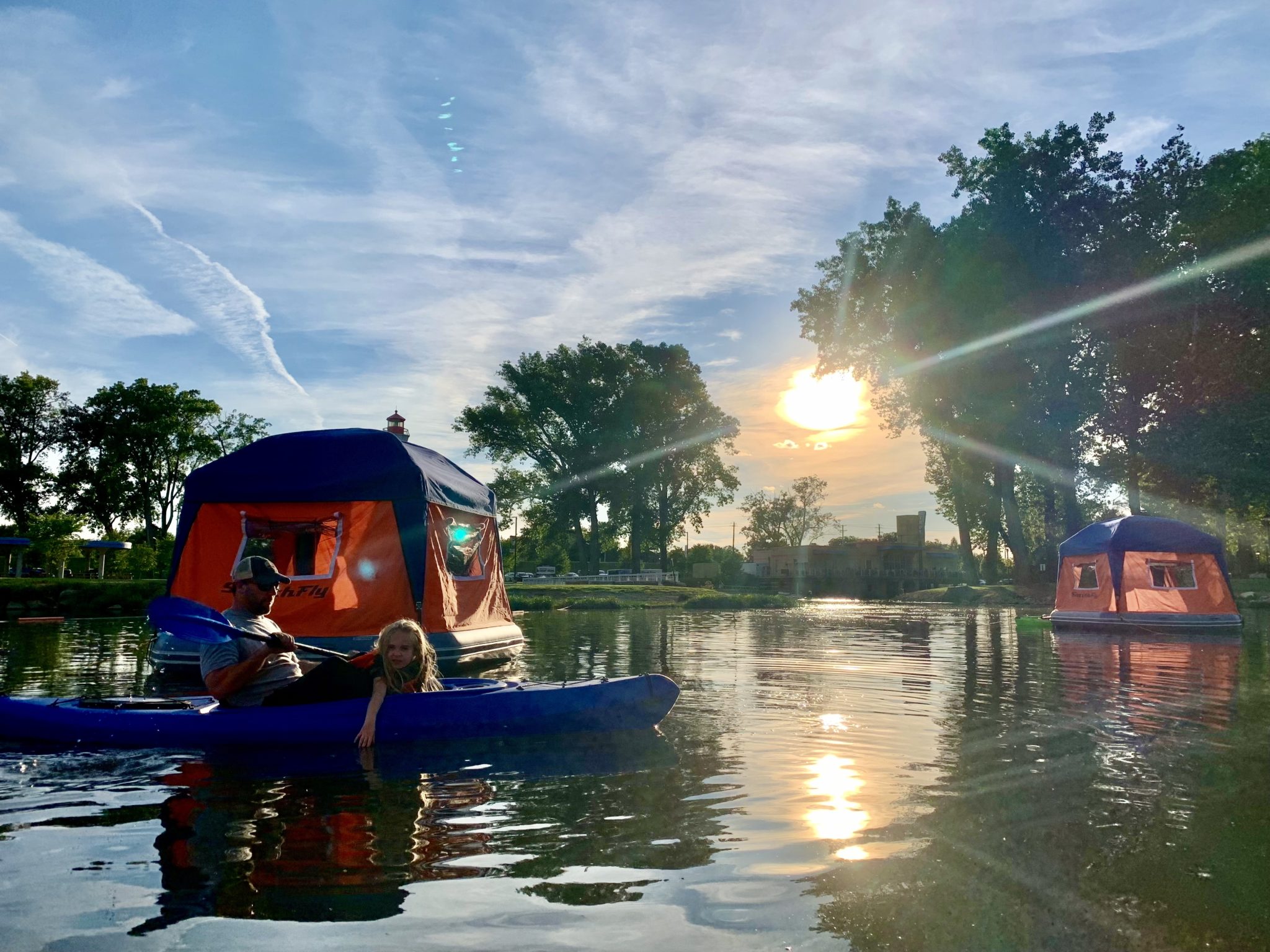 Float Troy: One-of-a-Kind Floating Tent Experience - Southwest Ohio ...