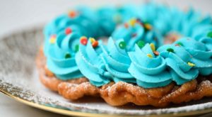 blue funnel cake