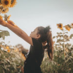 fall day in Florida at a pumpkin patch at a farm picking pumpkins and sunflowers