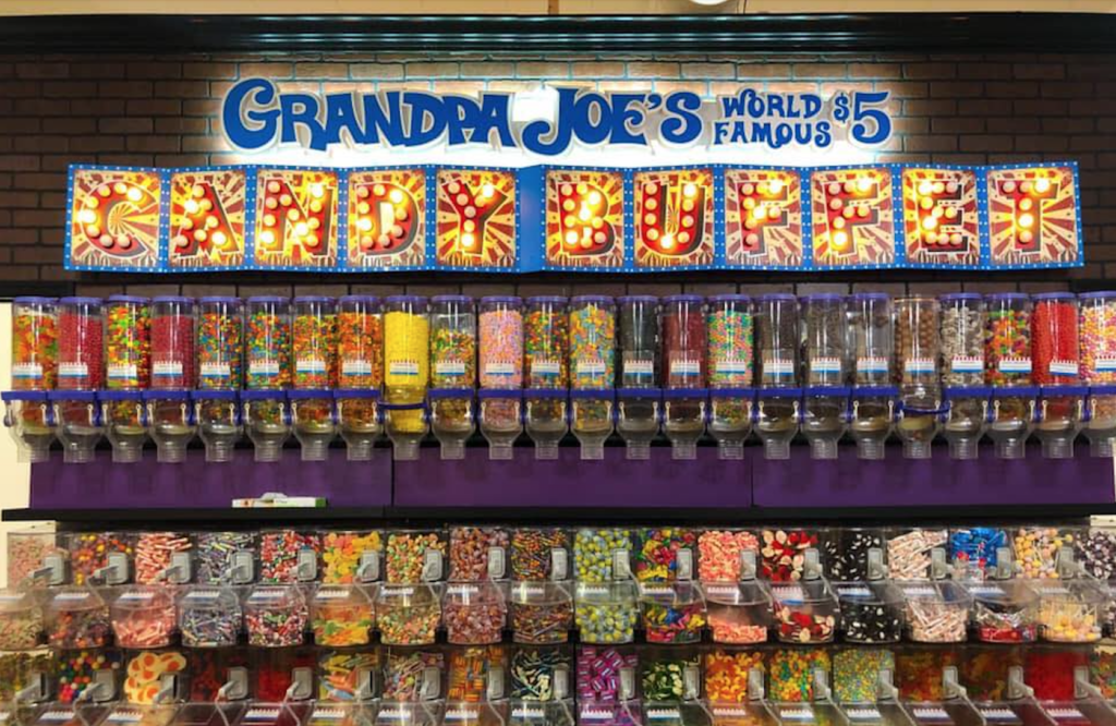 Enjoy the Sweetest Deal 5 Candy Buffet at Grandpa Joe's Southwest