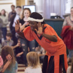 2016 sampler Bi-Okoto Woman Teaching Kids Dance