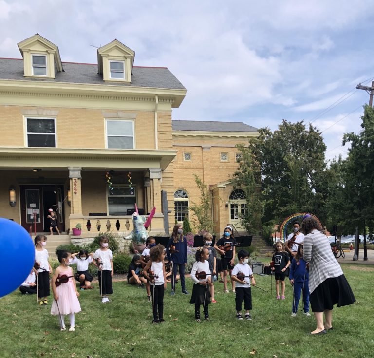 2021 Suzuki Performance on the lawn of The Wyoming Fine Arts Center