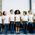 Happy kids at elementary school