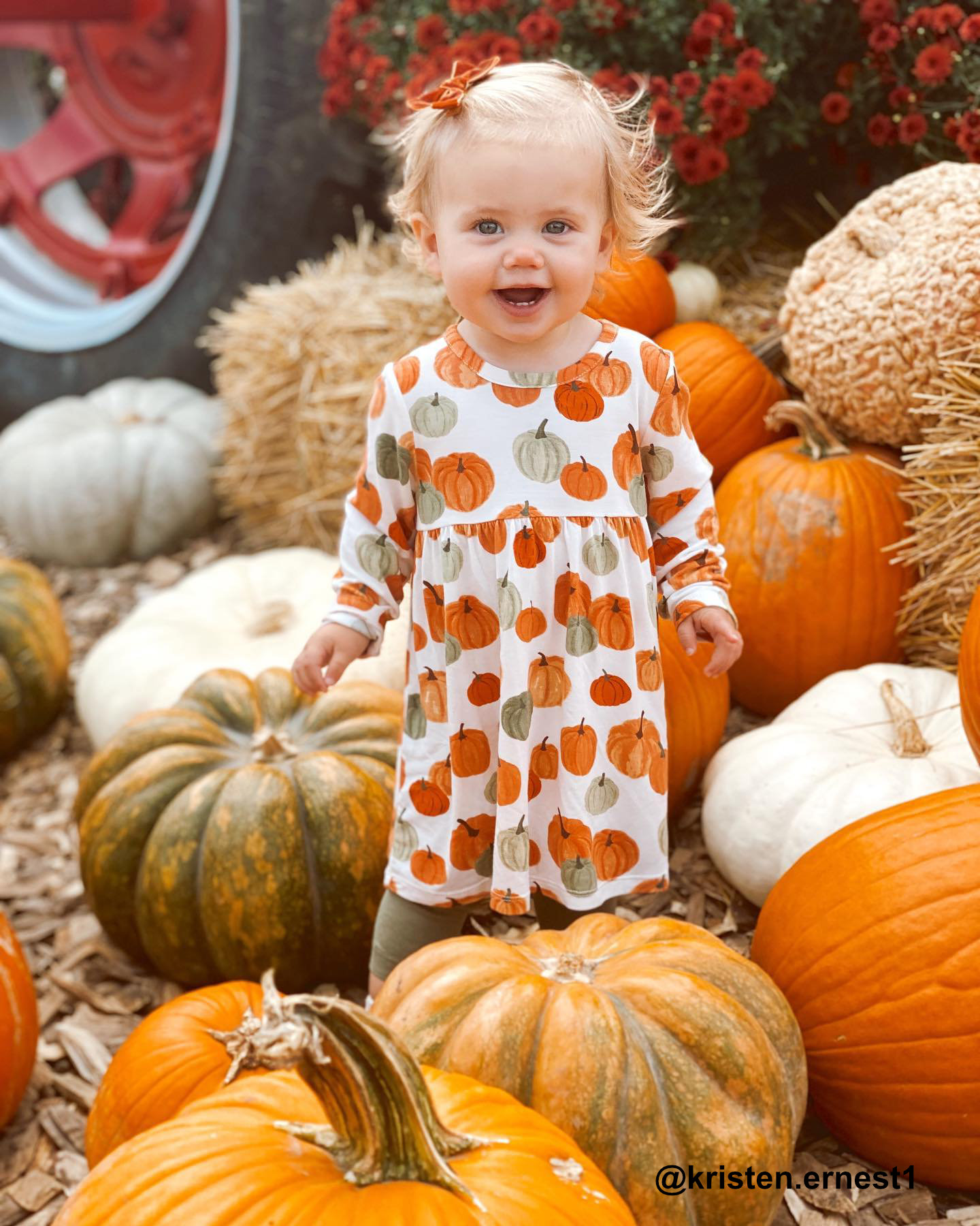 girl in pumpkin dress (1)