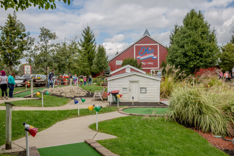 mini golf at youngs dairy