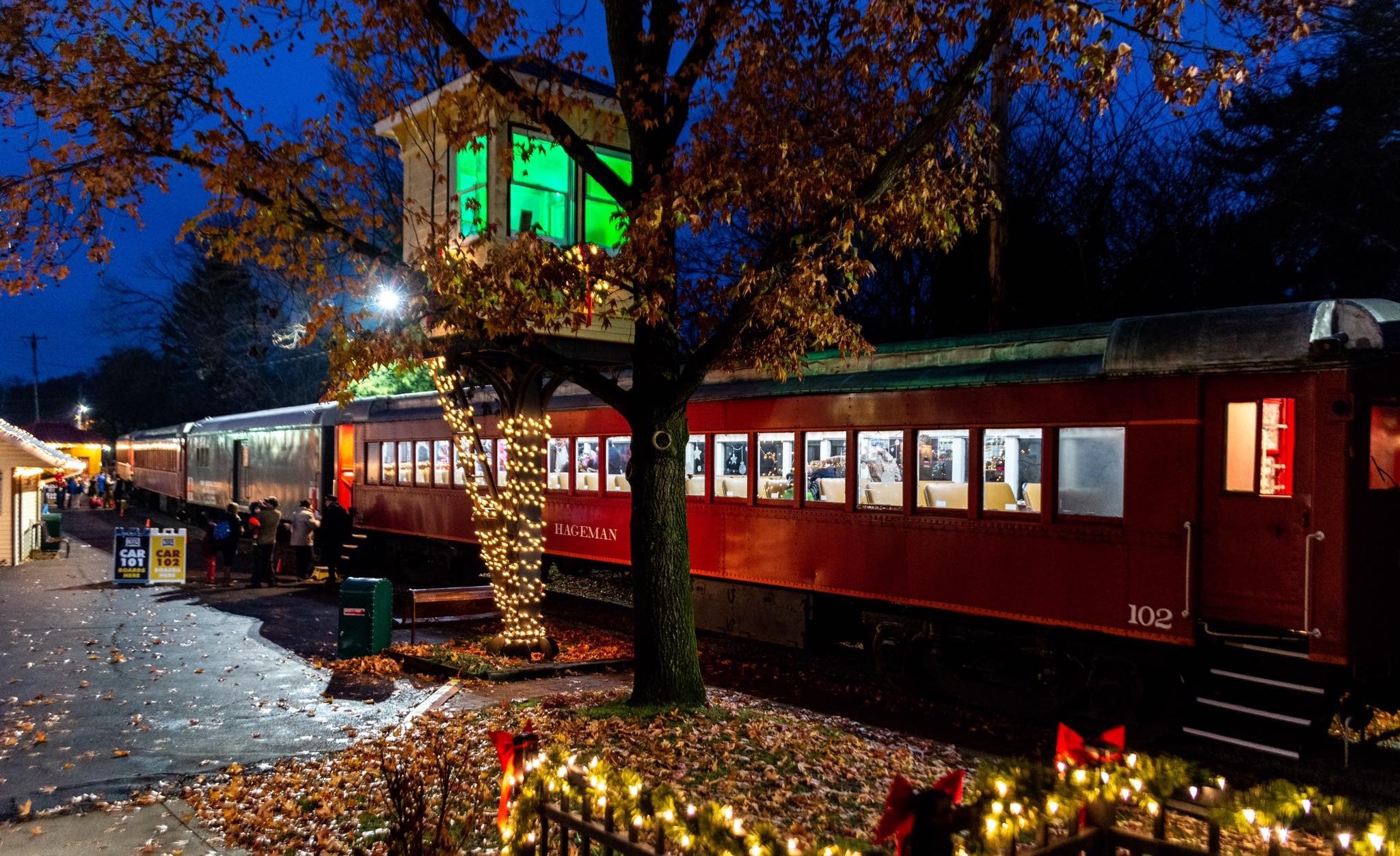 train, polar express, Christmas