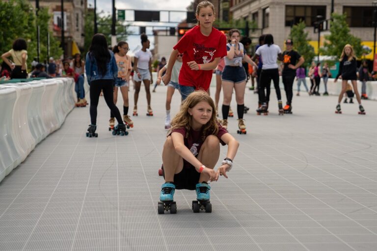 Get Funky with Family this April at Frisch’s Roller Rink at Fountain Square