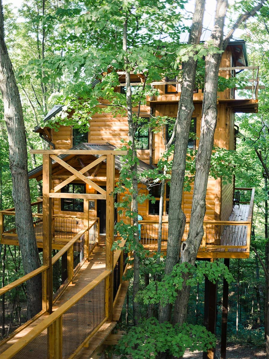 glamping treehouse in berlin
