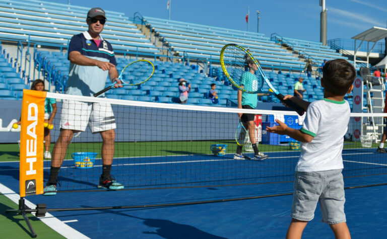 Drills, Games and Face Paint at Western & Southern Open Kids Day