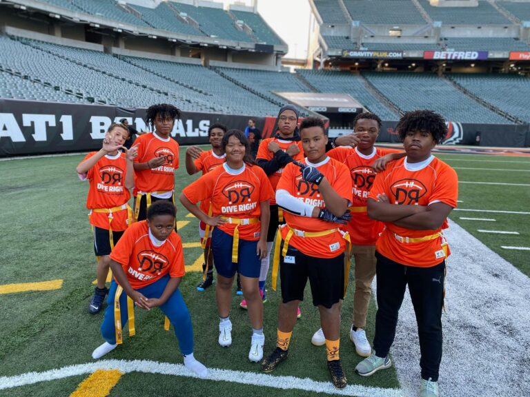 Dive Right Flag Football for Youth 11-16 at Paycor Stadium