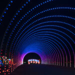 Kaleidoscope Tunnel Blue