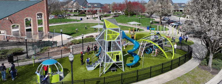 Village Green Playground Receives a Stunning Makeover