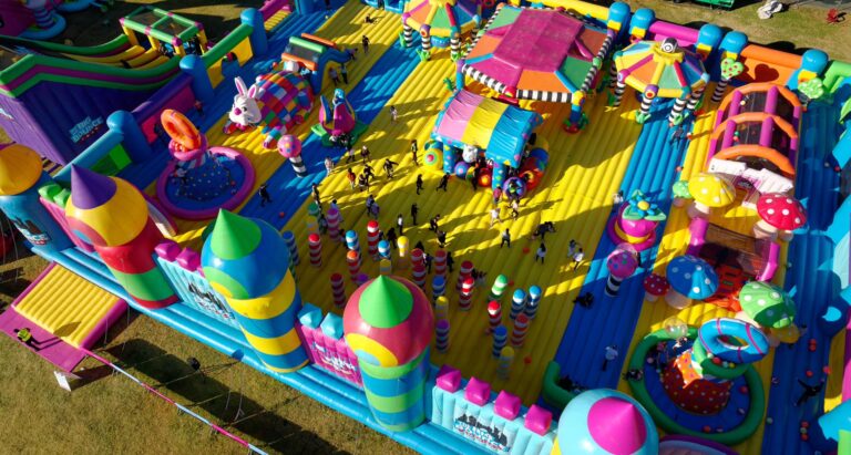 The Big Bounce America Inflatable Theme Park Lands in Cincinnati