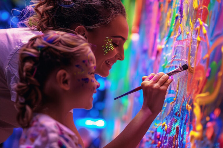 Neon Brush Kids: A Creative Family Experience