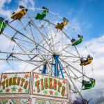 Main Ferris wheel at the Tanana Valley State Fair in Fairbanks, Alaska