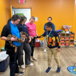 Spring Camp Day 1 (Facebook Post) – Nagini Touch at Camp in Orange Classroom Spring Camp