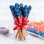 Chocolate-covered pretzel rods